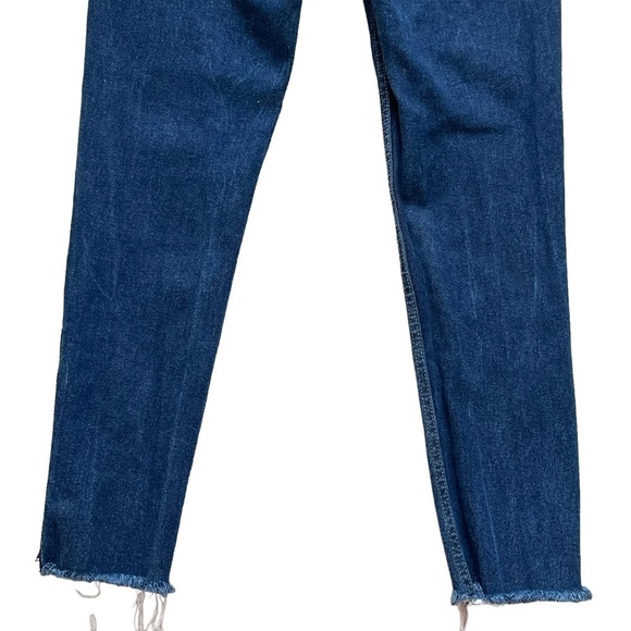 Levi’s 721 Women’s Vintage High Rise Skinny Jeans Size 30 Orange Tab Zip Ankle - Picture 8 of 12